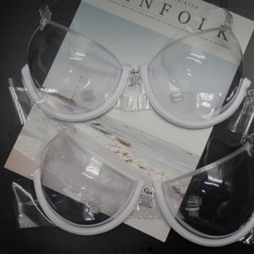 Clear Removable Strap Bra
